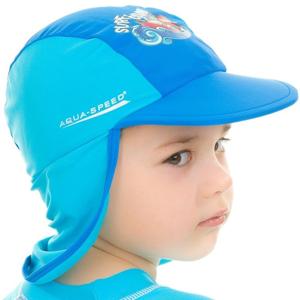 Кепка сонцезахисна Aqua Speed SURF-CLUB CAP 2043 синій, блакитний дитяча